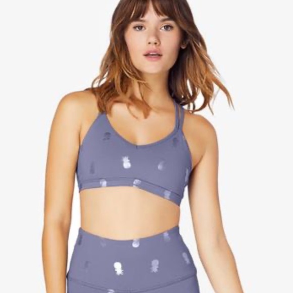 Beyond Yoga Other - {Beyond Yoga} Pineapple Double Back Bra Size M NWT